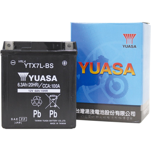TYTX7L-BS （YTX7L-BS 互換） 台湾ユアサバッテリーの通販はカスタムジャパンへ