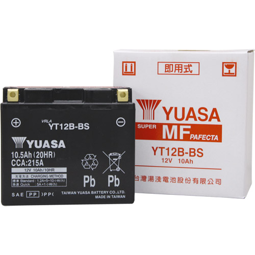 TYT12B-BS （YT12B-BS、GT12B-4 互換）台湾ユアサバッテリーの通販は 