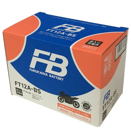 FT12A-BS (YT12A-BS互換）(液入充電済) (FT12A-BS) 古河電池 バイク 